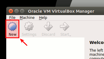 Button to Create a Virtual Machine
