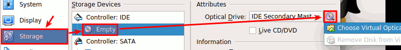 Virtual machine load disk image file