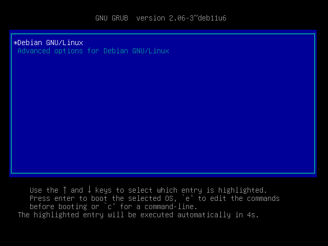 Guided install: Select OS to boot
