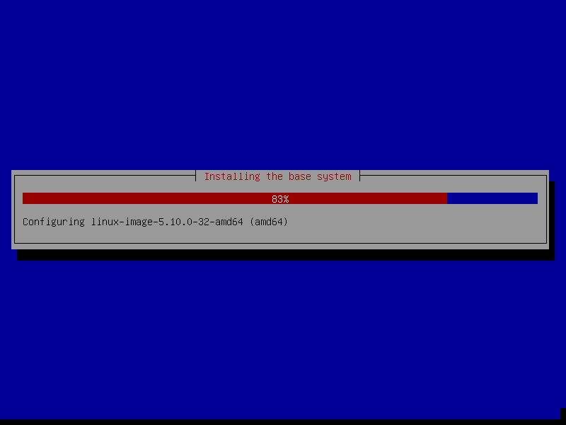 Unattended install: Installation progress bar