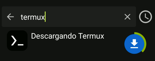 F-Droid: Downloading Termux